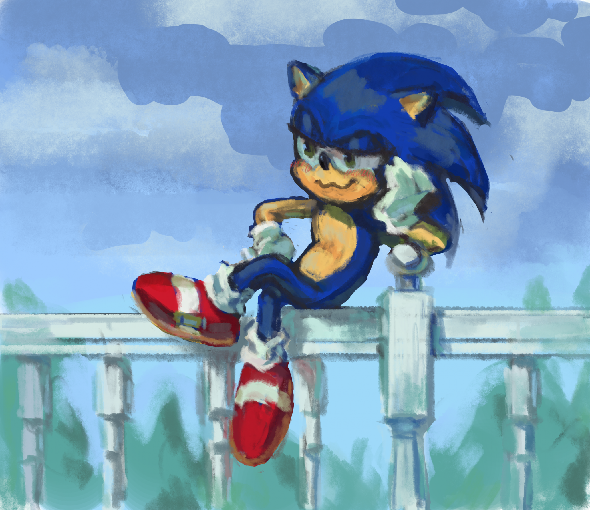 Classic sonic art by TerrixDragon56 -- Fur Affinity [dot] net