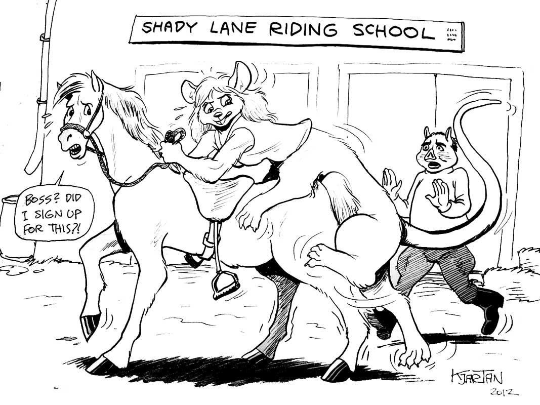 Taur riding lessons. by Karno -- Fur Affinity [dot] net