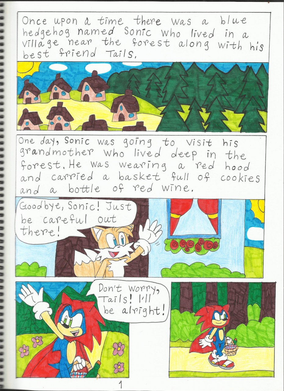 Sonic red riding hood
