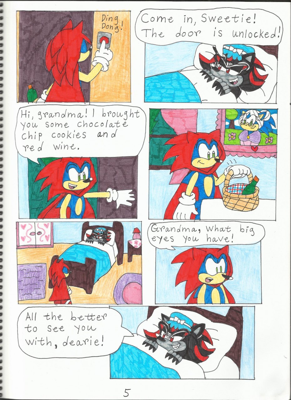 Sonic the Red Riding Hood pg 5. Click to change the View. 