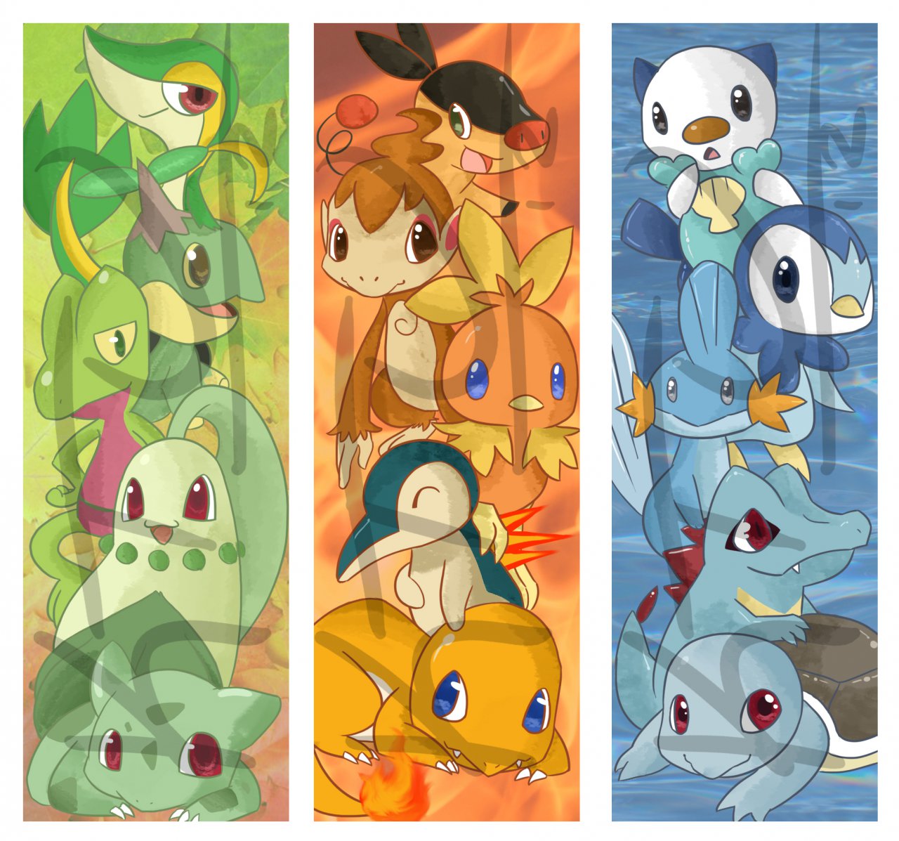 Anthro Pokemon: XY Starters by caseyljones -- Fur Affinity [dot] net