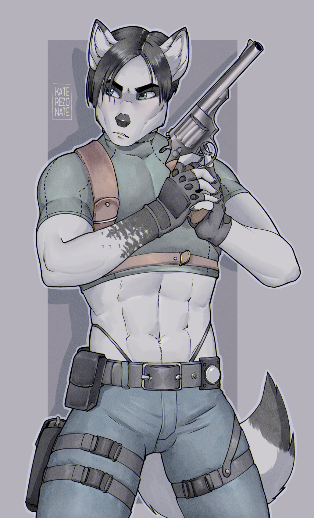 sexy Leon mode by KateRezonate -- Fur Affinity [dot] net