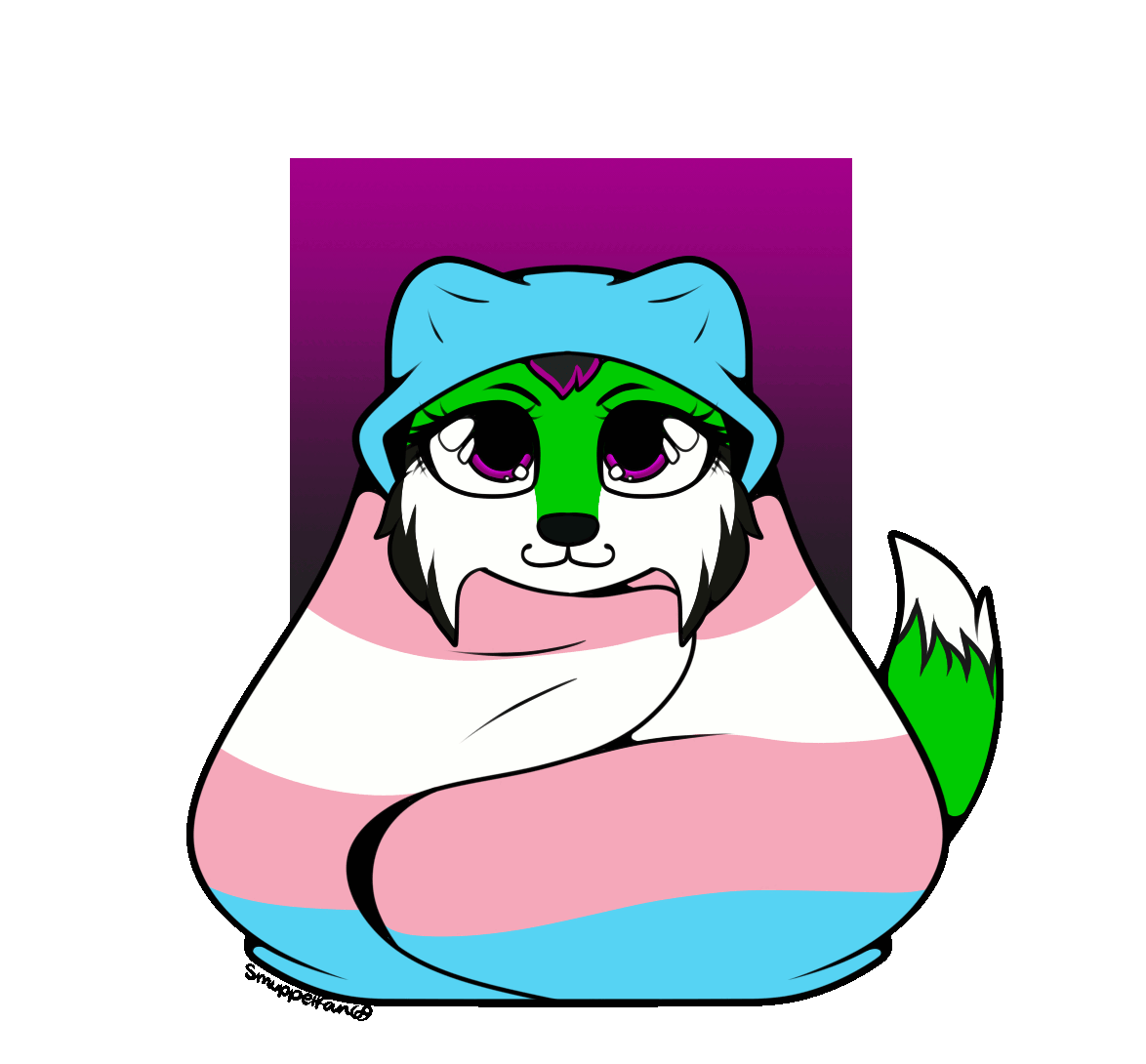 Trans pride Gif by katherine_wolf -- Fur Affinity [dot] net