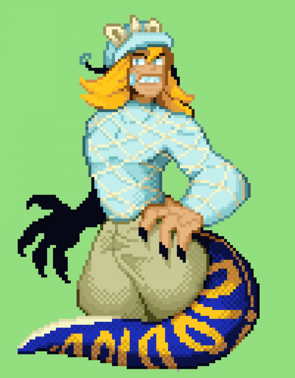 Pixel Art - KONO DIO DA!!! by LarkspurBetula on DeviantArt