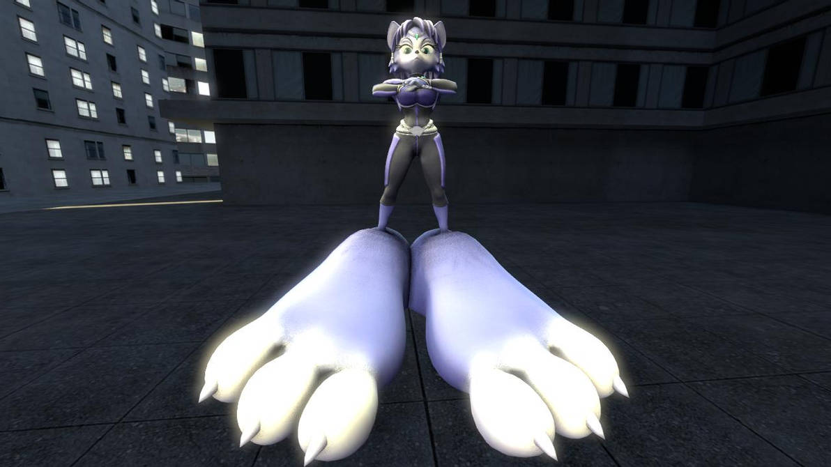 Krystal Fox Big feet by Katitatiw -- Fur Affinity [dot] net