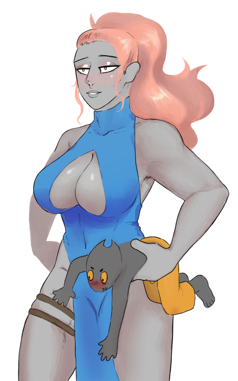 big titty waifu by KatrenDraws -- Fur Affinity [dot] net