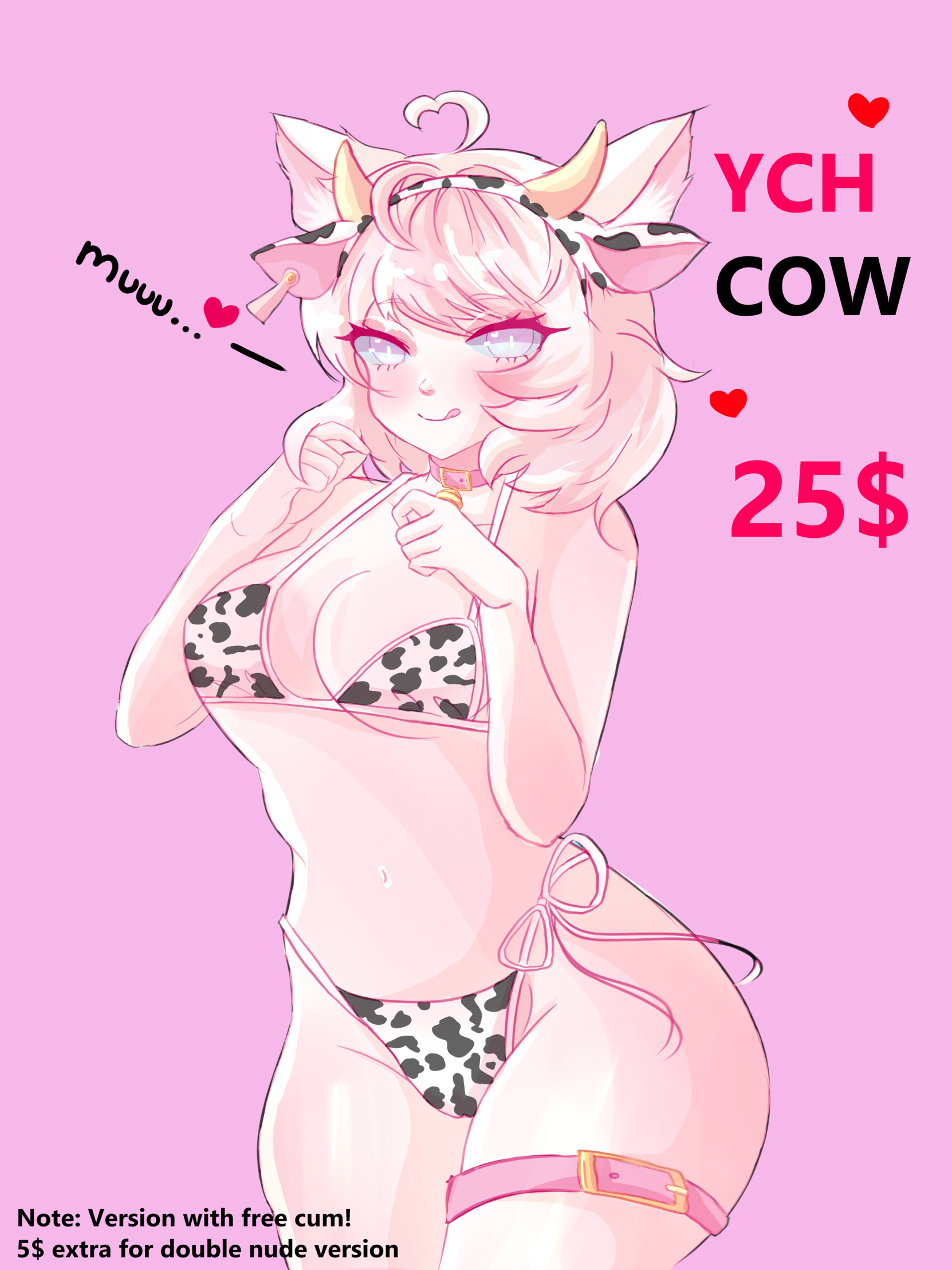 COW YCH! $25 by KattMao -- Fur Affinity [dot] net