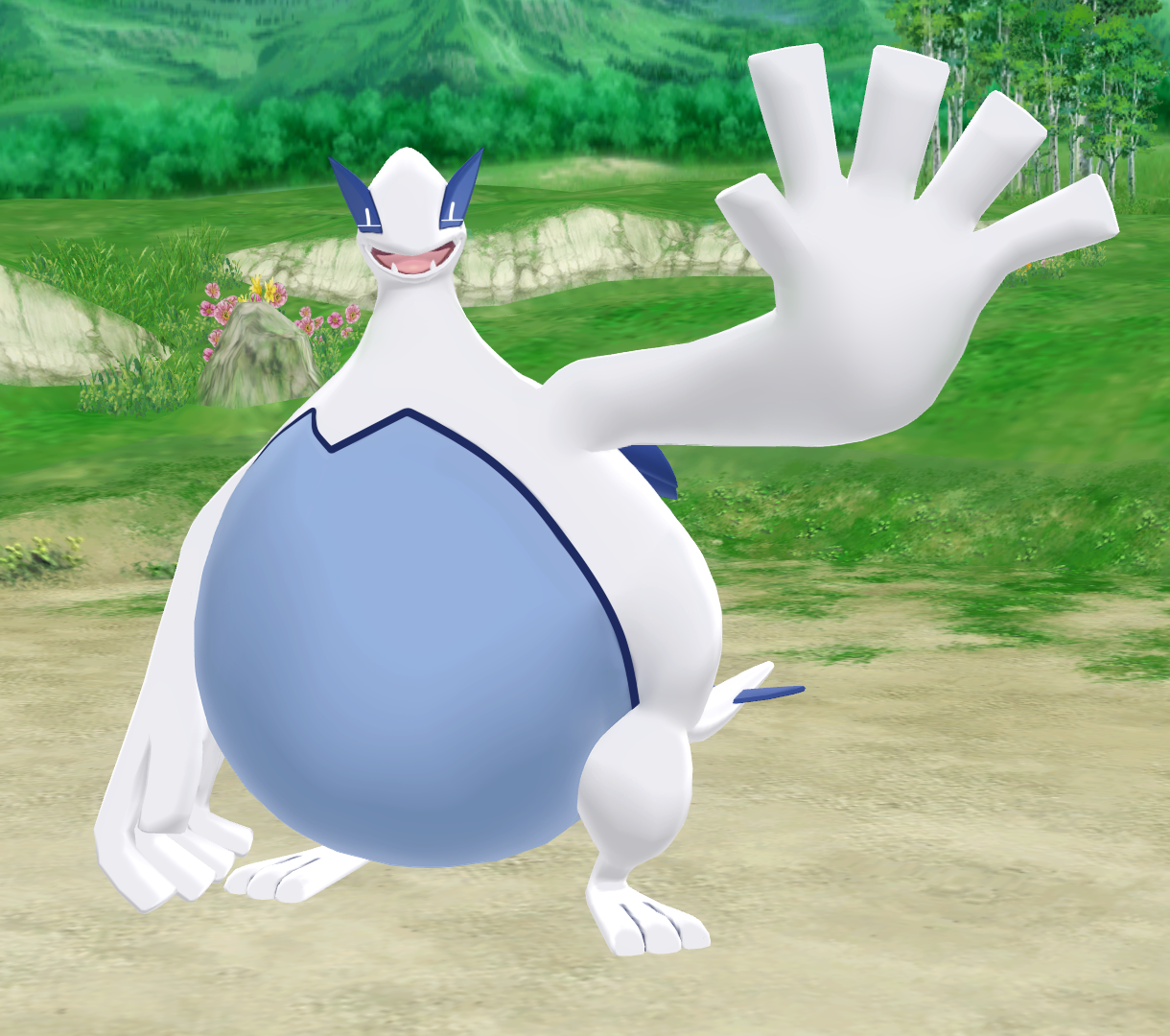 Lugia 3D Render Pokemon by MrPatafoin on DeviantArt