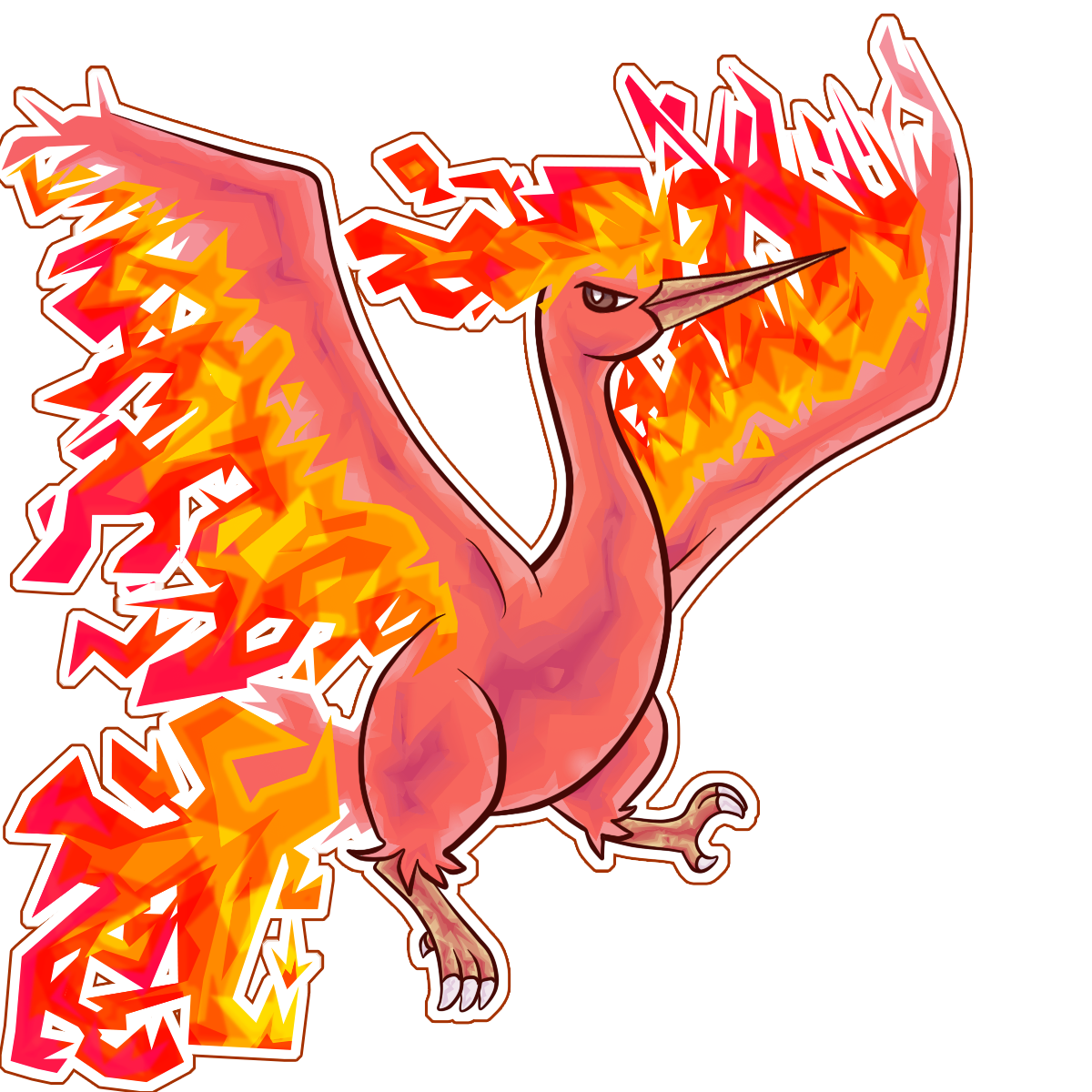 Shiny Moltres by Kilala04 on DeviantArt