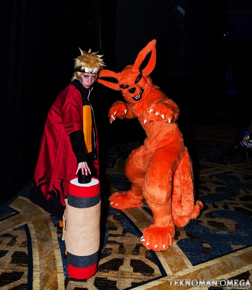 Kurama and Naruto At Mechacon 2016 by KazutoKurama -- Fur Affinity [dot] net