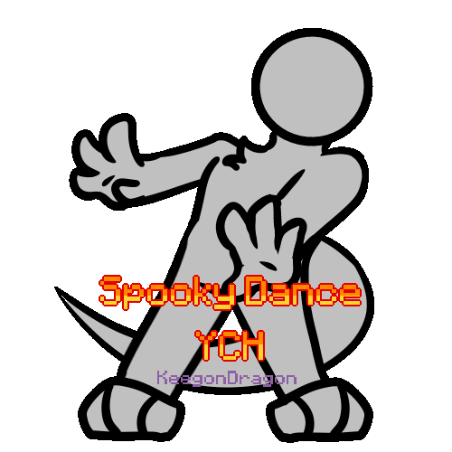 Spooky month dance pose - CLIP STUDIO ASSETS