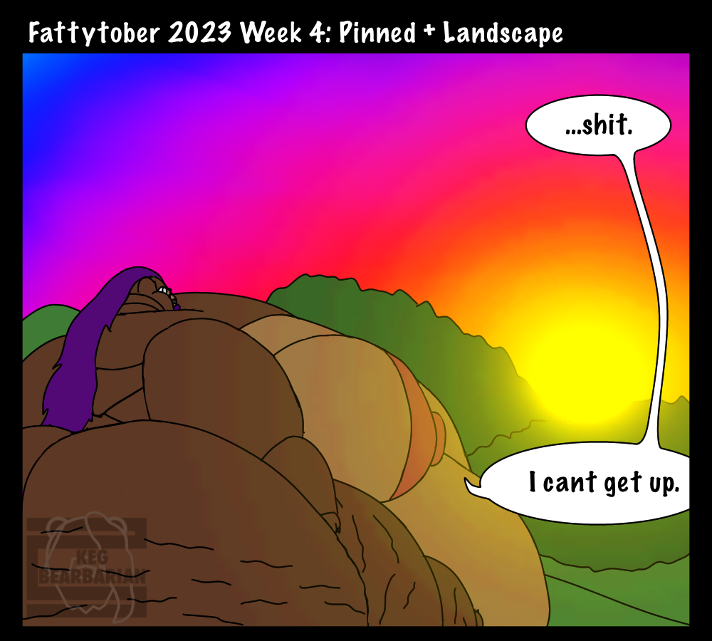 Fattytober 2023 Week 4 Random Prompts: Pinned and Landscape