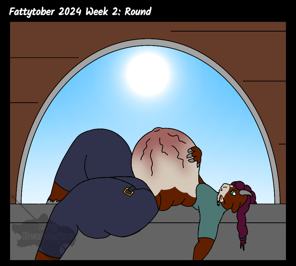 Fattytober 2024 week 2 random prompt: Round