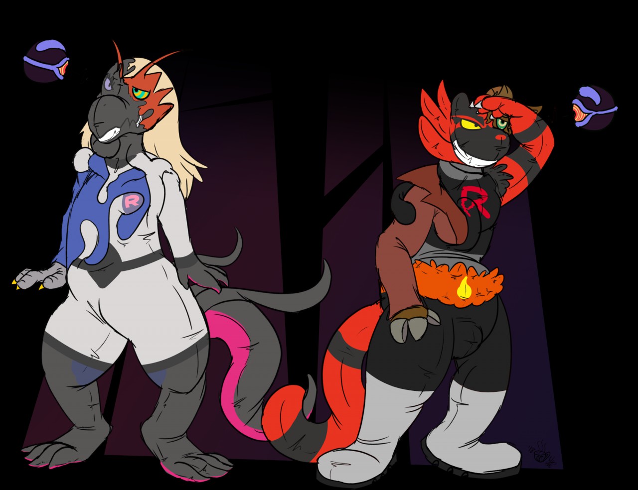 Suzuki's Pokemon Xenoverse Team by RoninHunt0987 -- Fur Affinity [dot] net