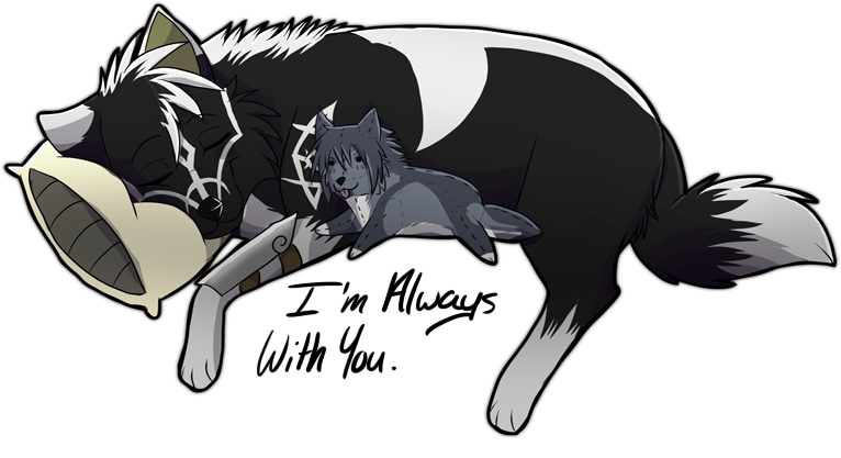 beautiful anime wolf