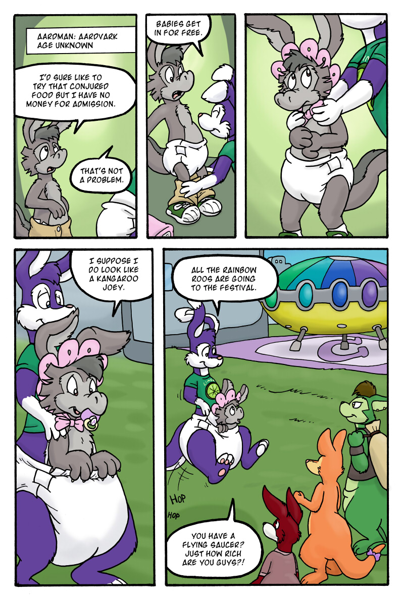 Macropod Madness book 2: issue 3: page3 by KelvinTheLion -- Fur