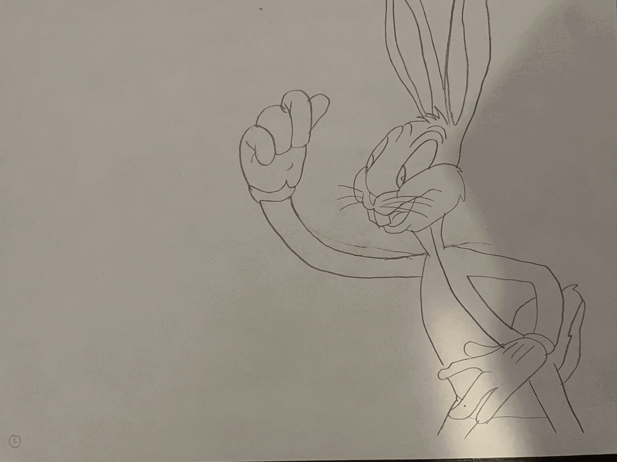 Hand-Drawn 16F Bugs Bunny Test Animation Stage 1 by KemonoColin -- Fur  Affinity [dot] net