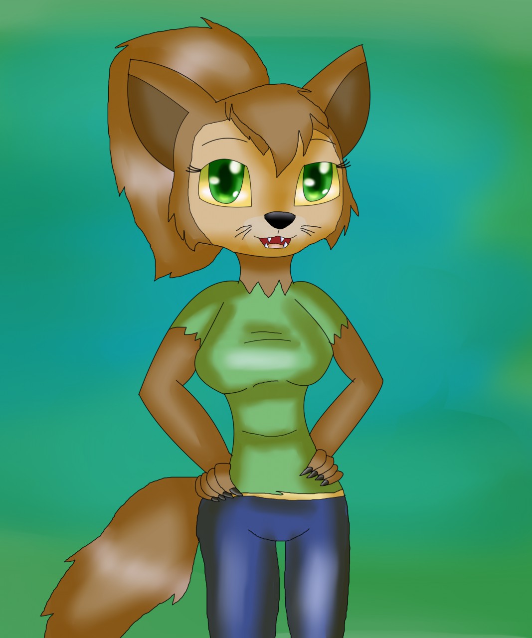 Wolfie - Rule 63 by KendraTheShinyEevee -- Fur Affinity [dot] net