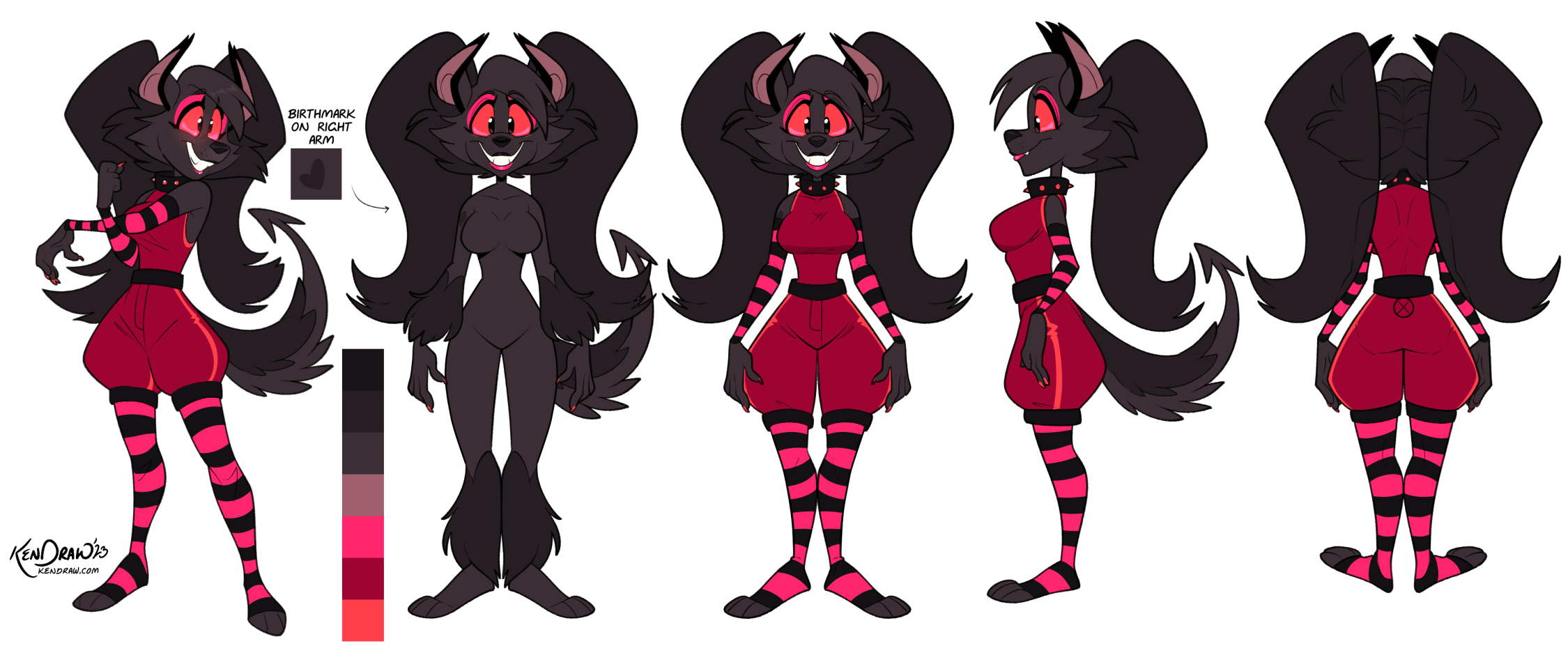 723 Hellhound adoptable turnaround by KenDraw -- Fur Affinity [dot] net