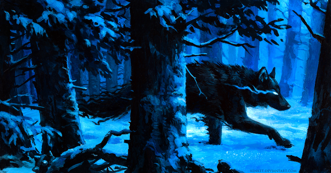 Ночь волков читать. Волк в лесу. Волк в лесу ночью. Волк в ночном зимнем лесу. Волк в лесу арт.