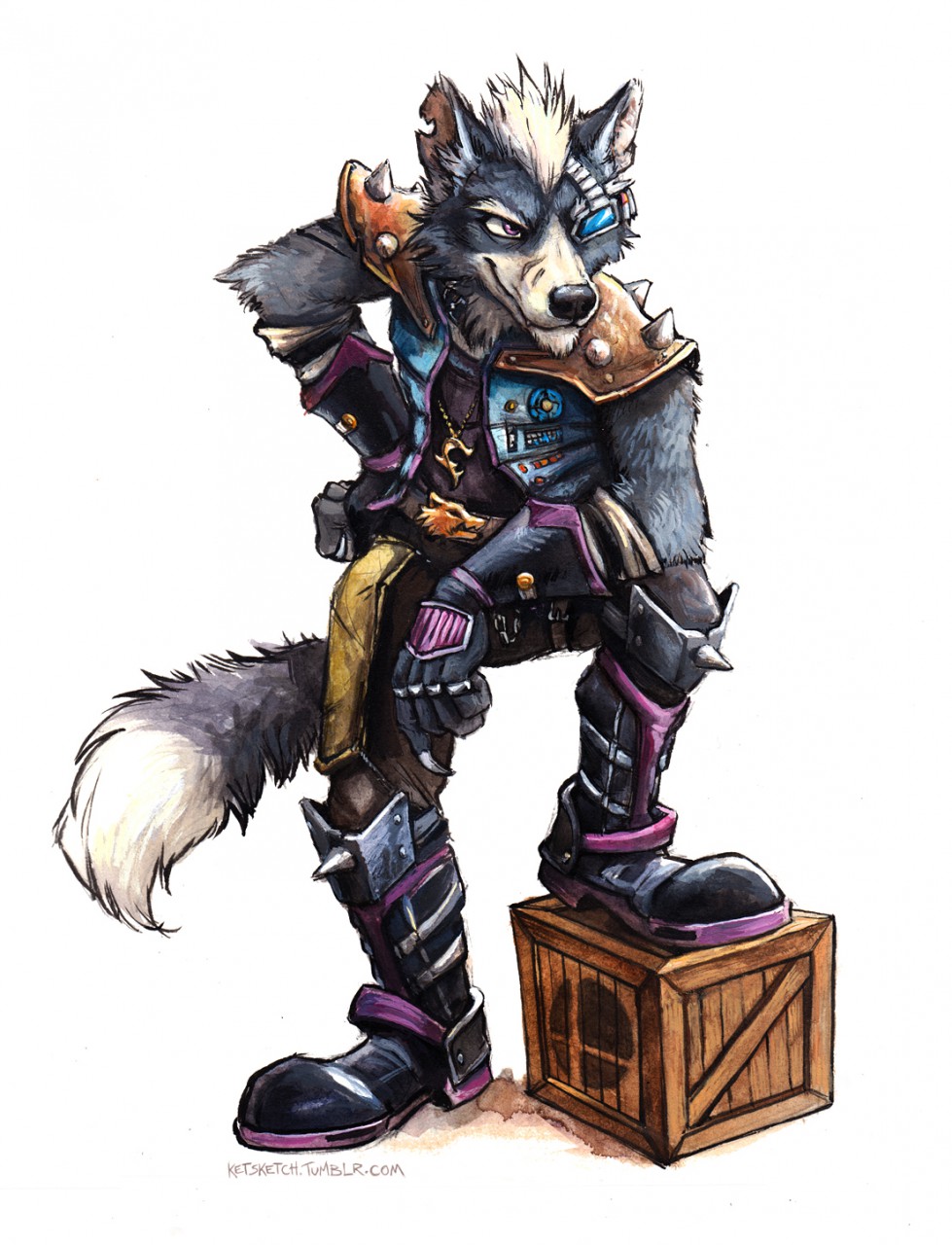 Wolf O'Donnell by Kenket -- Fur Affinity [dot] net