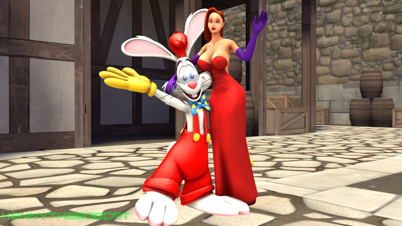 Roger and Jessica Rabbit by KennyTheBobcat -- Fur Affinity [dot] net