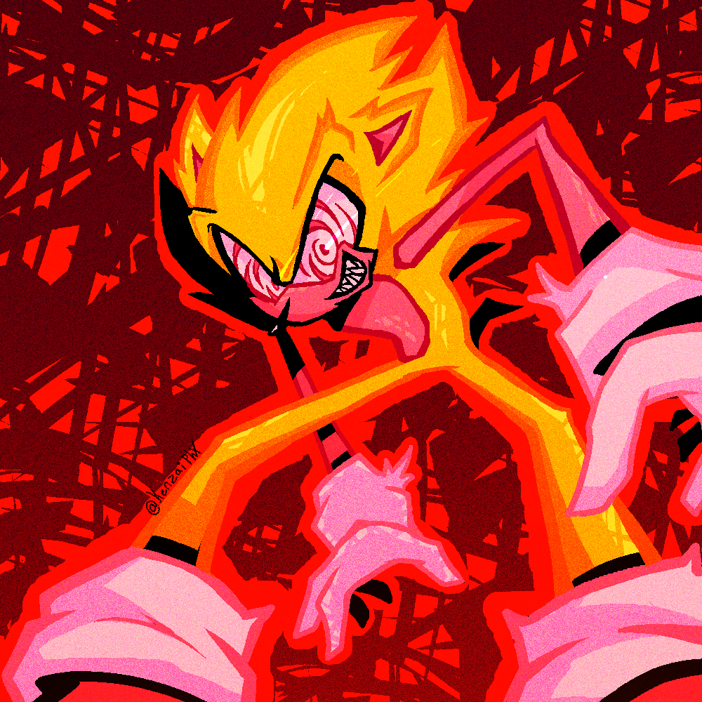 KenzaiPhx — This time I drew Fleetway Super Sonic!