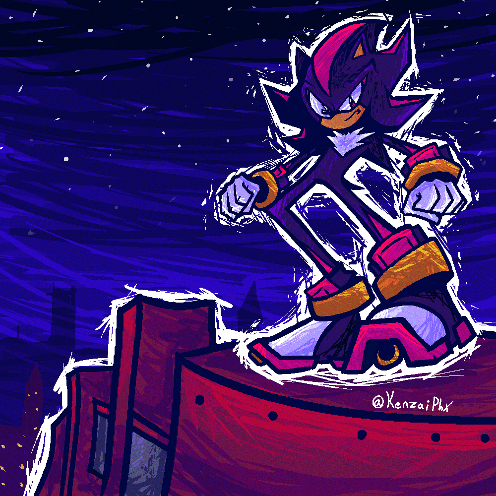 Redraw Dark Sonic, Fanart