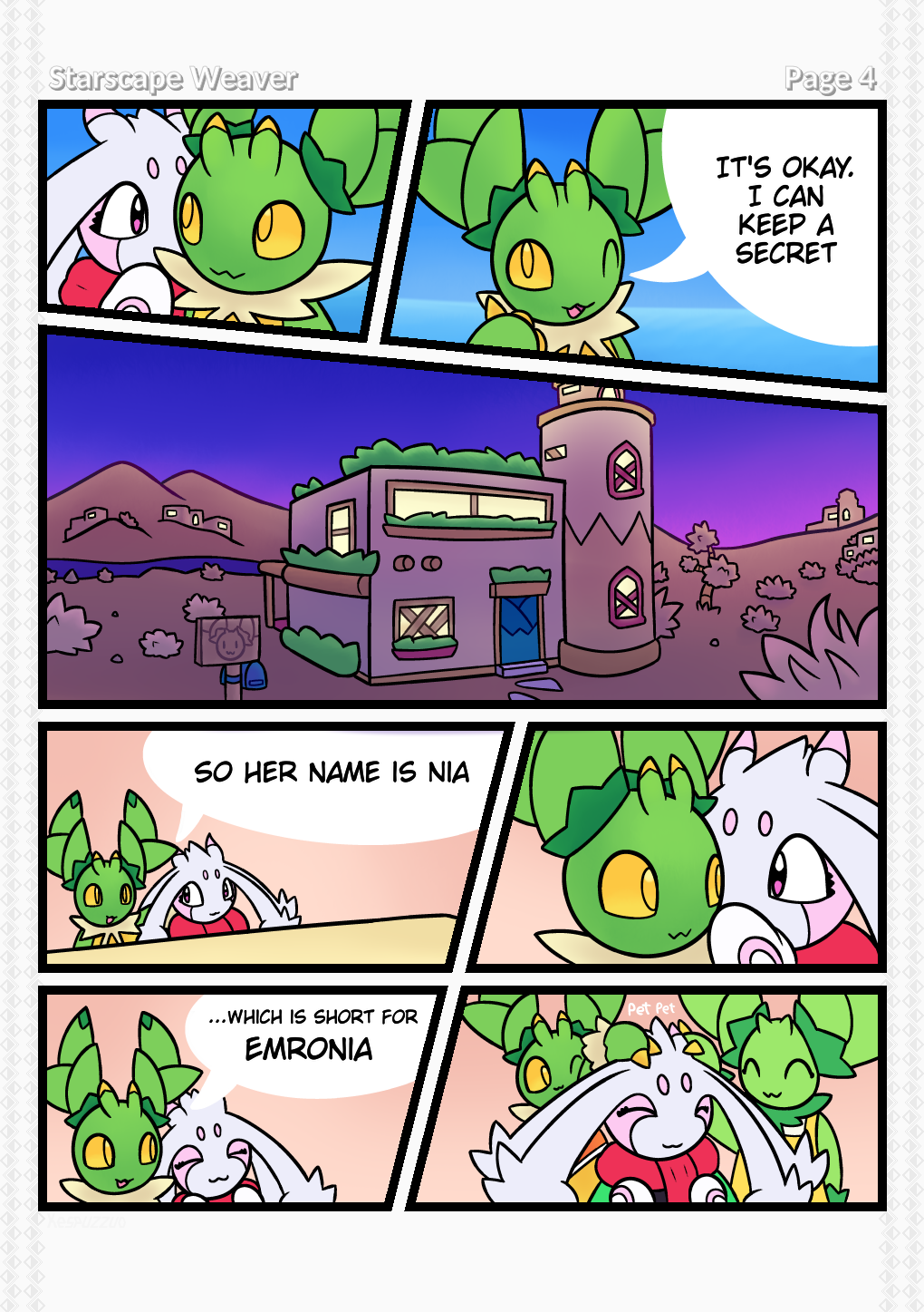 PMD: Starscape Weaver - Page 4 by Kespuzzuo -- Fur Affinity [dot] net