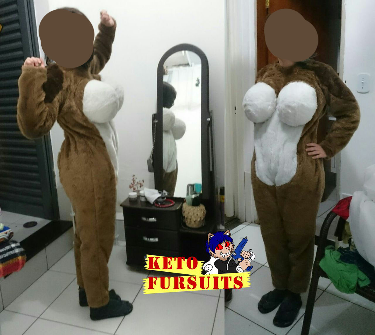 Commision - Alstrad body fursuit with boobs by Keto-Pagano -- Fur Affinity  [dot] net
