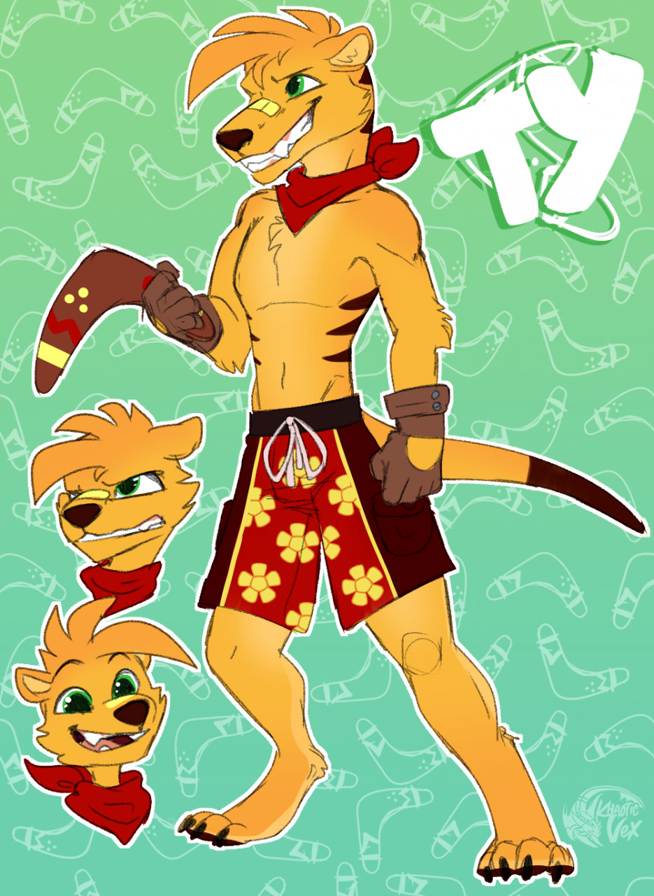 Ty the Tasmanian Tiger by KhaoticVex -- Fur Affinity [dot] net