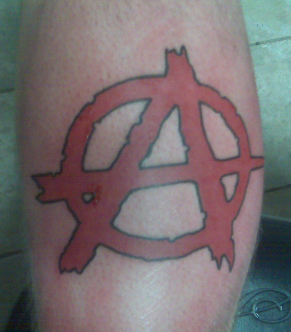 Anarchy Tattoo Graphic · Creative Fabrica