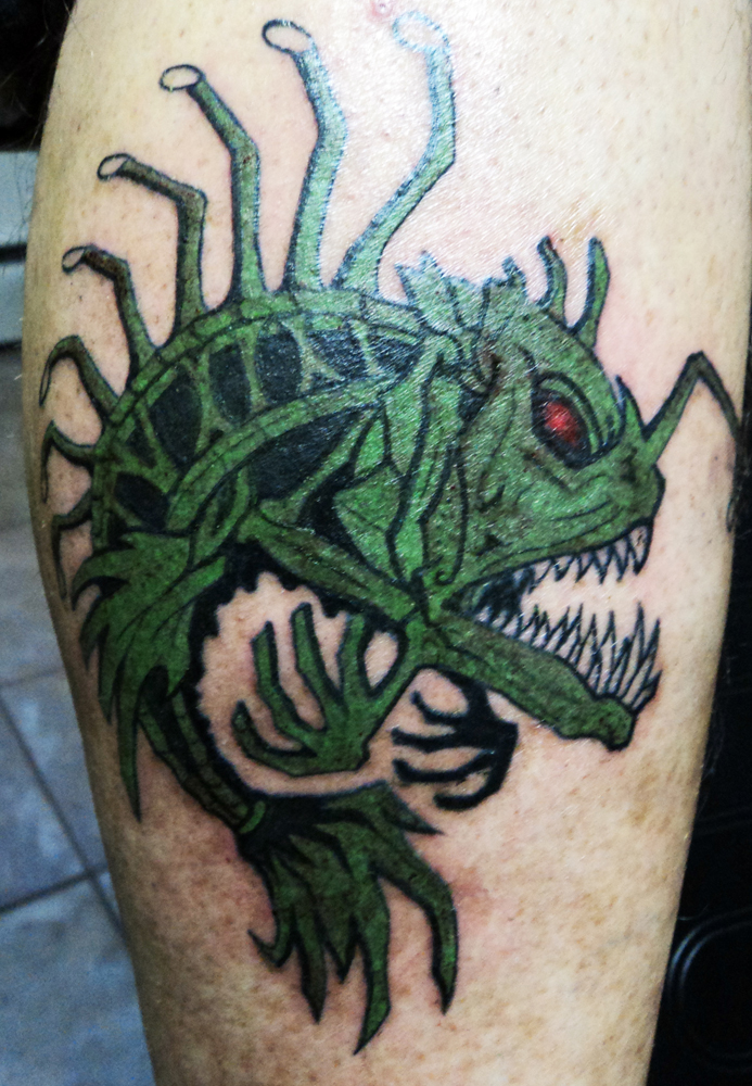 Anglerfish tattoo by Phellipe Rodrigues | Photo 28145