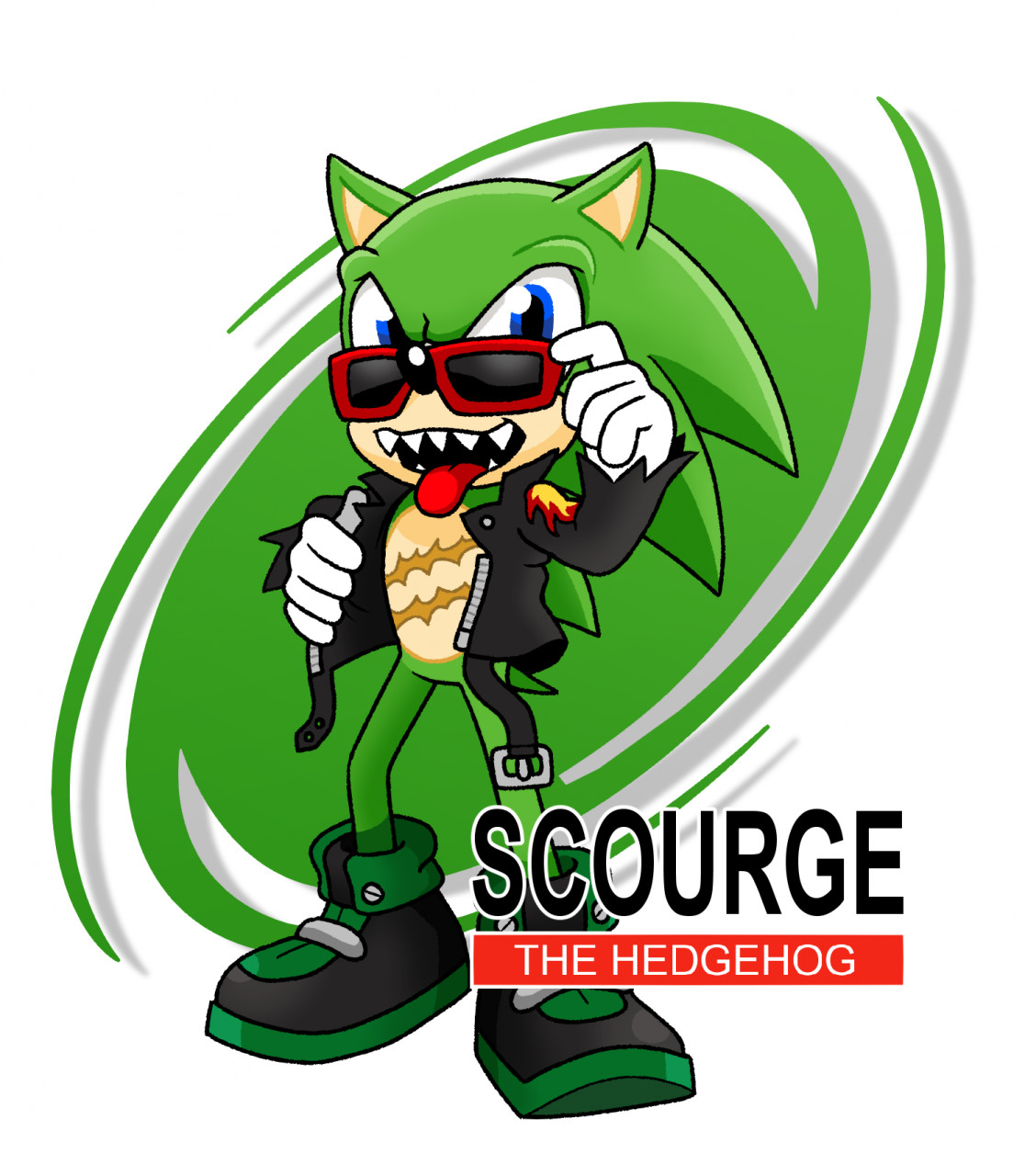Scourge the Hedgehog  Hedgehog art, Sonic art, Hedgehog