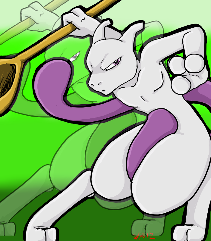 COPIC Sketch - Shiny Mewtwo and Shiny Mew by the--shambles -- Fur Affinity  [dot] net