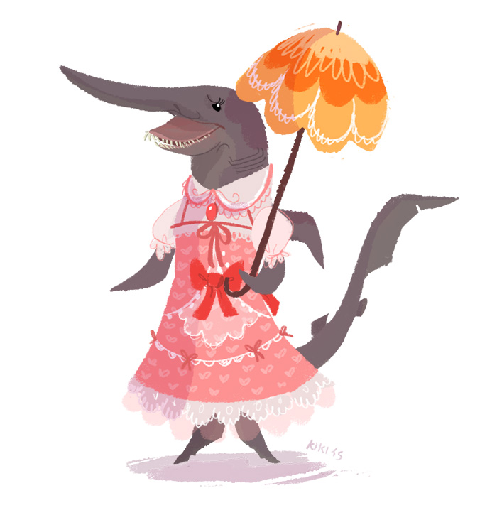 Playing Dress Up  Warm Autumn Outfit – Goblin Shark