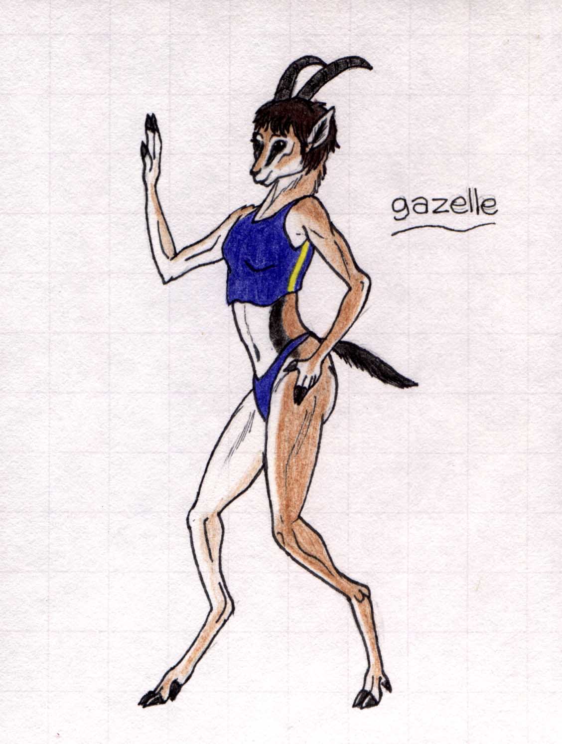 Anthro gazelle