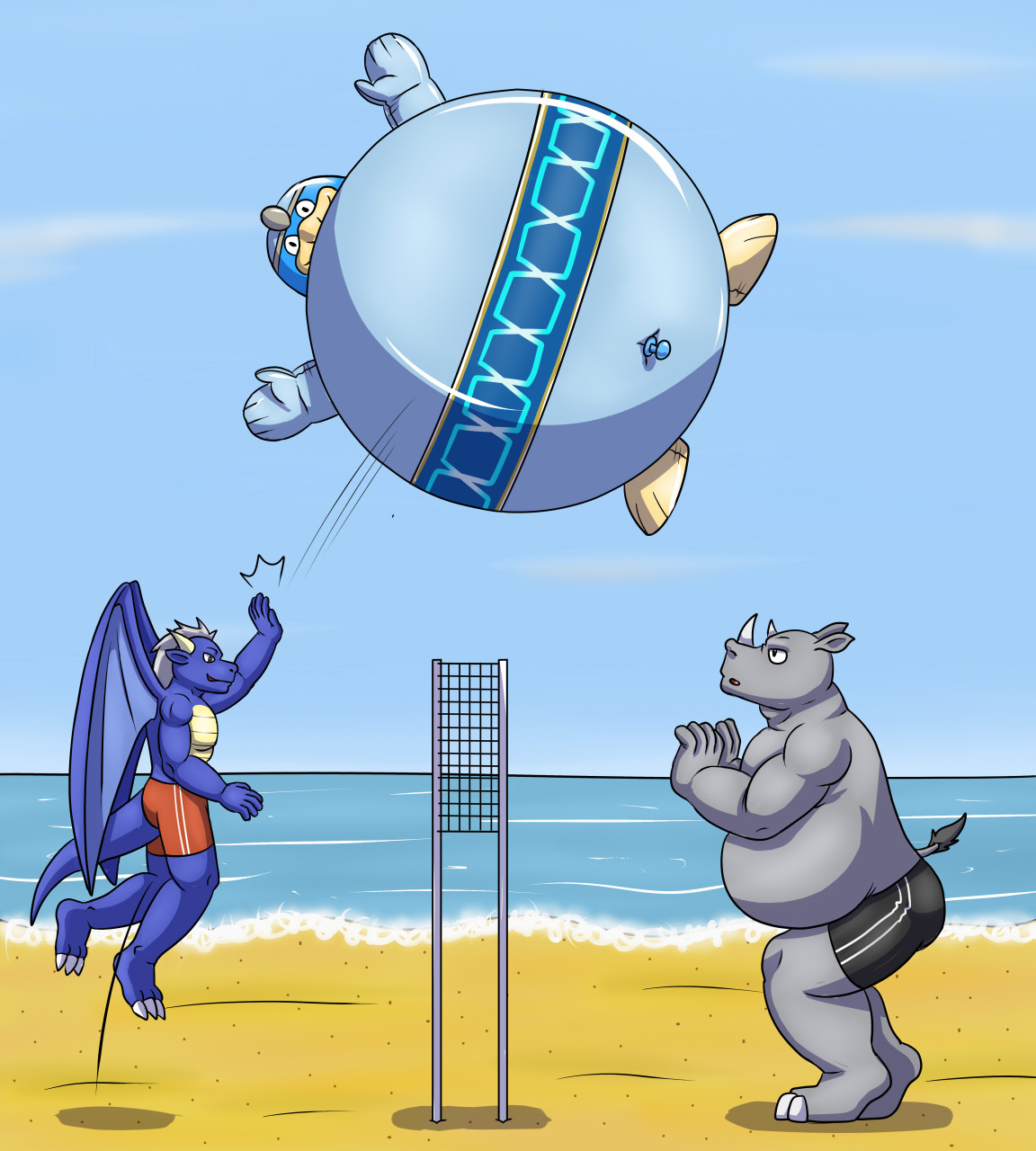 Super Smash Bros Beachball by KilijShark -- Fur Affinity [dot] net