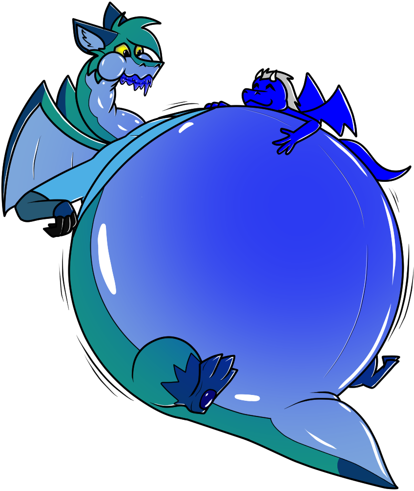 Fluffy Blueberry Derg by KilijShark -- Fur Affinity [dot] net