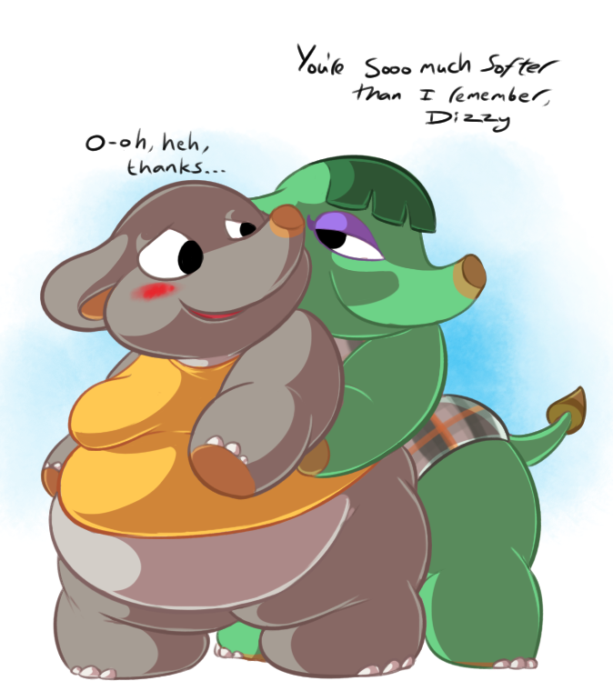 Ele-belly hugs by Killajax -- Fur Affinity [dot] net