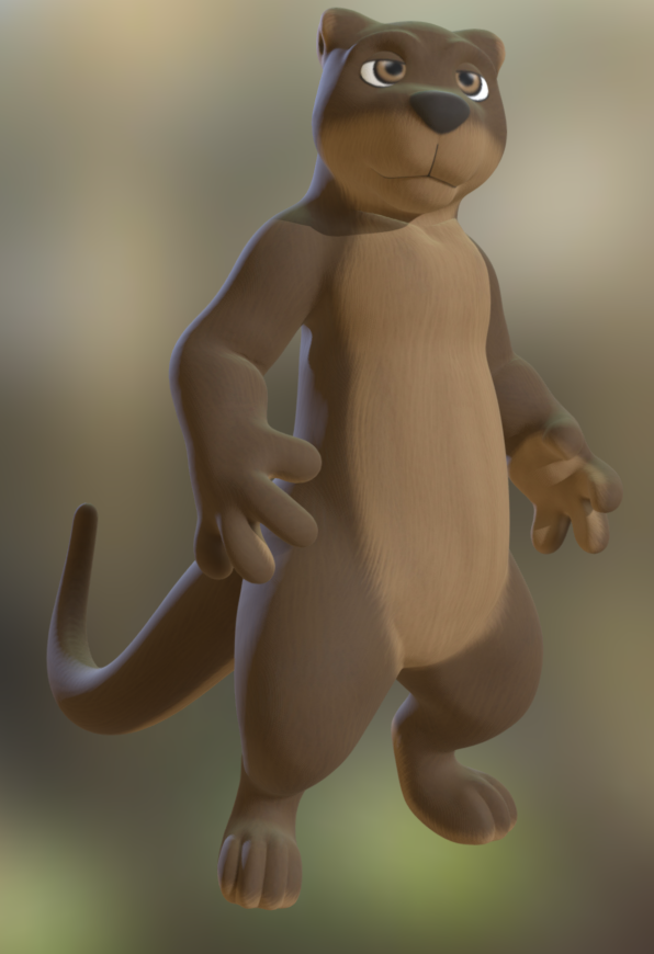 Otter T pose - Download Free 3D model by Killer O (@KillerOz1) [82b92db]