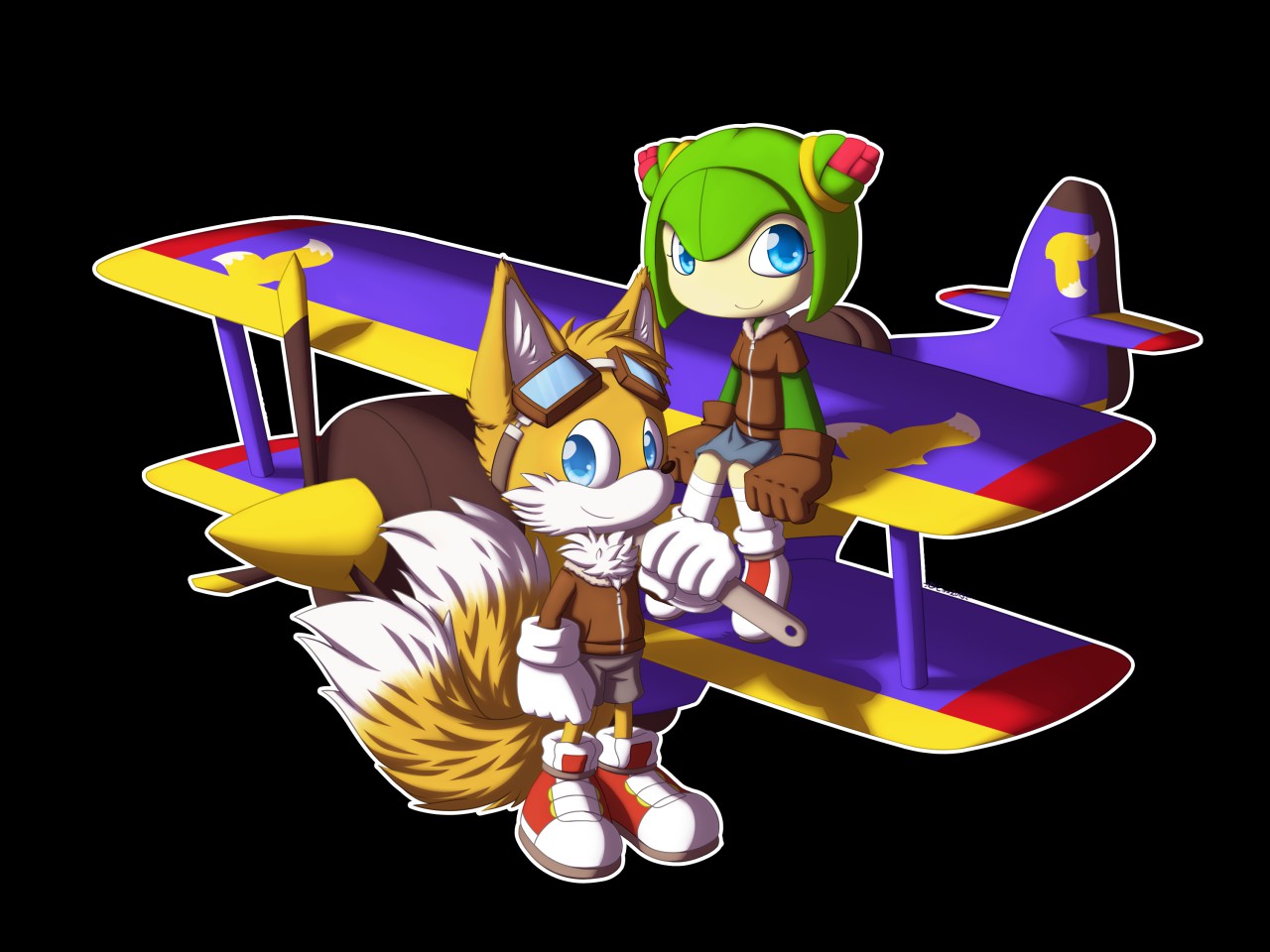 COM Sonic X : Tails & Cosmo vroum vroum edition. 