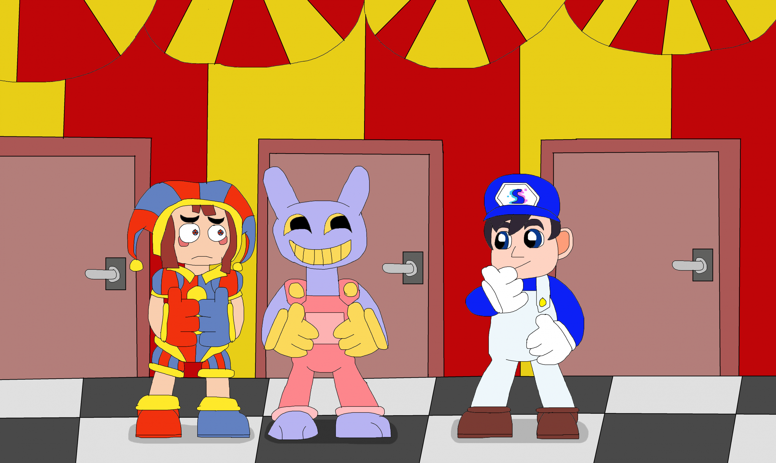 Crossover! What are your thoughts in The Amazing Digital Circus
