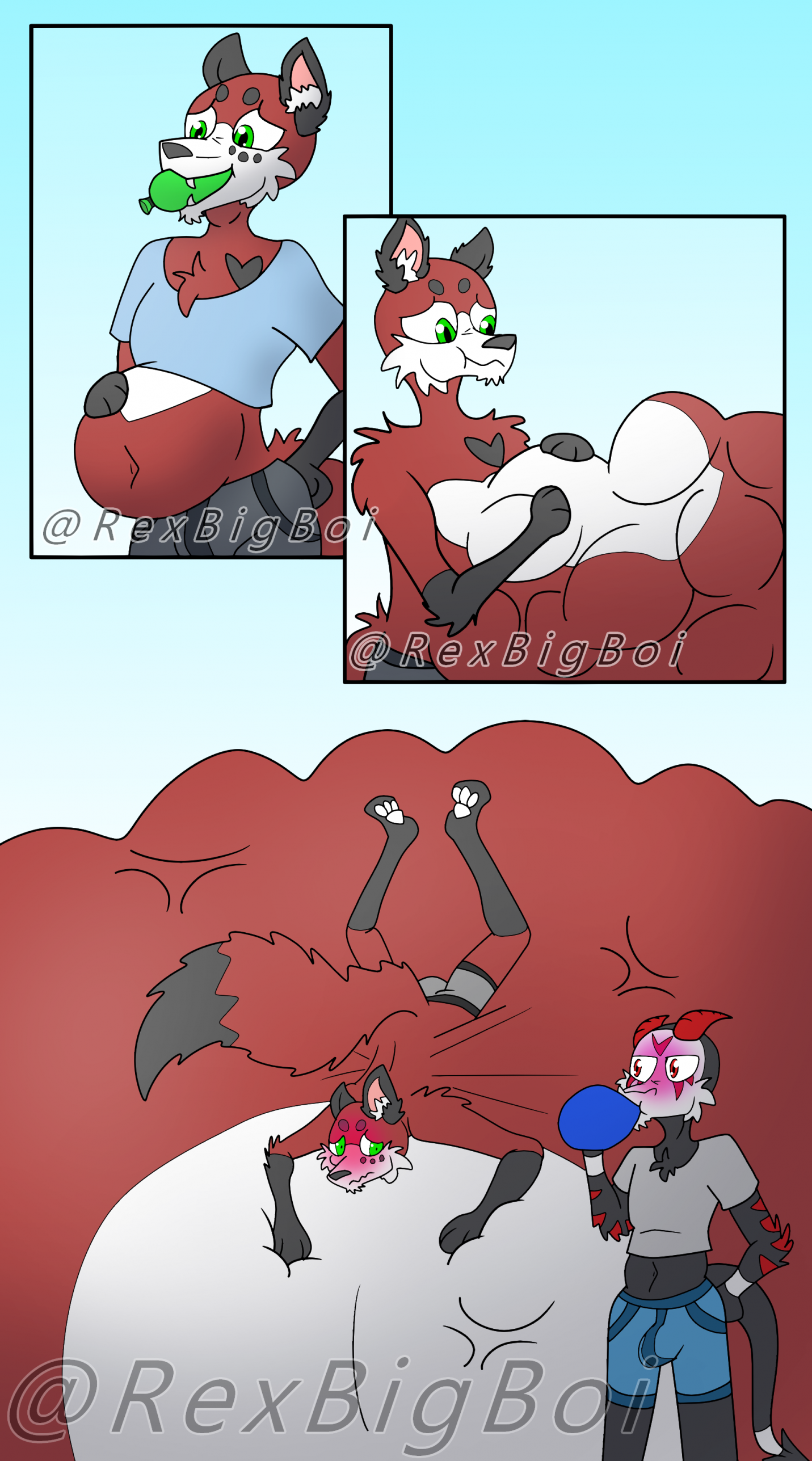 Spike's Big Meal (Vore 18+) by WolfieFoox -- Fur Affinity [dot] net