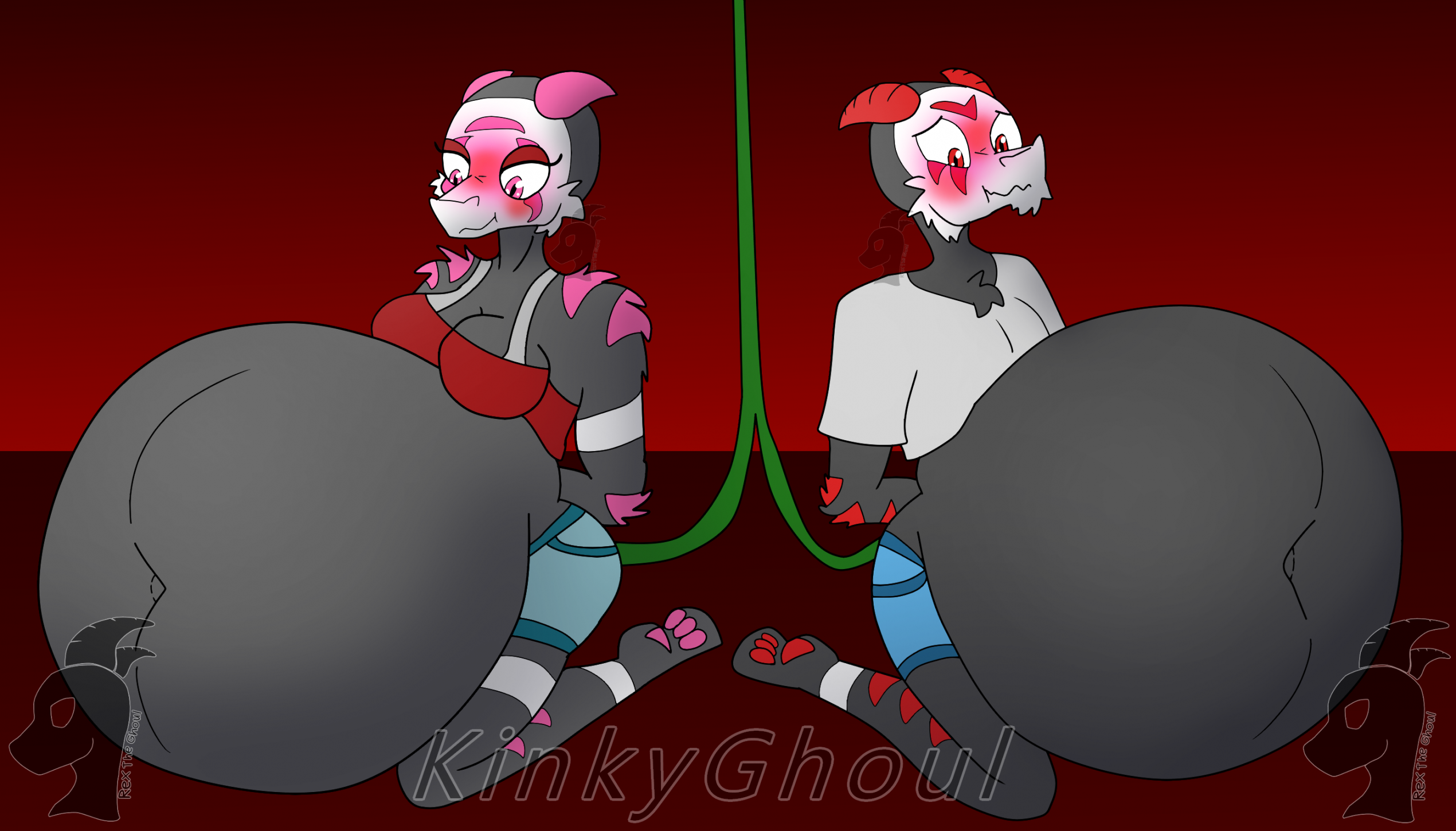 enema filling by KinkyGhoul -- Fur Affinity [dot] net