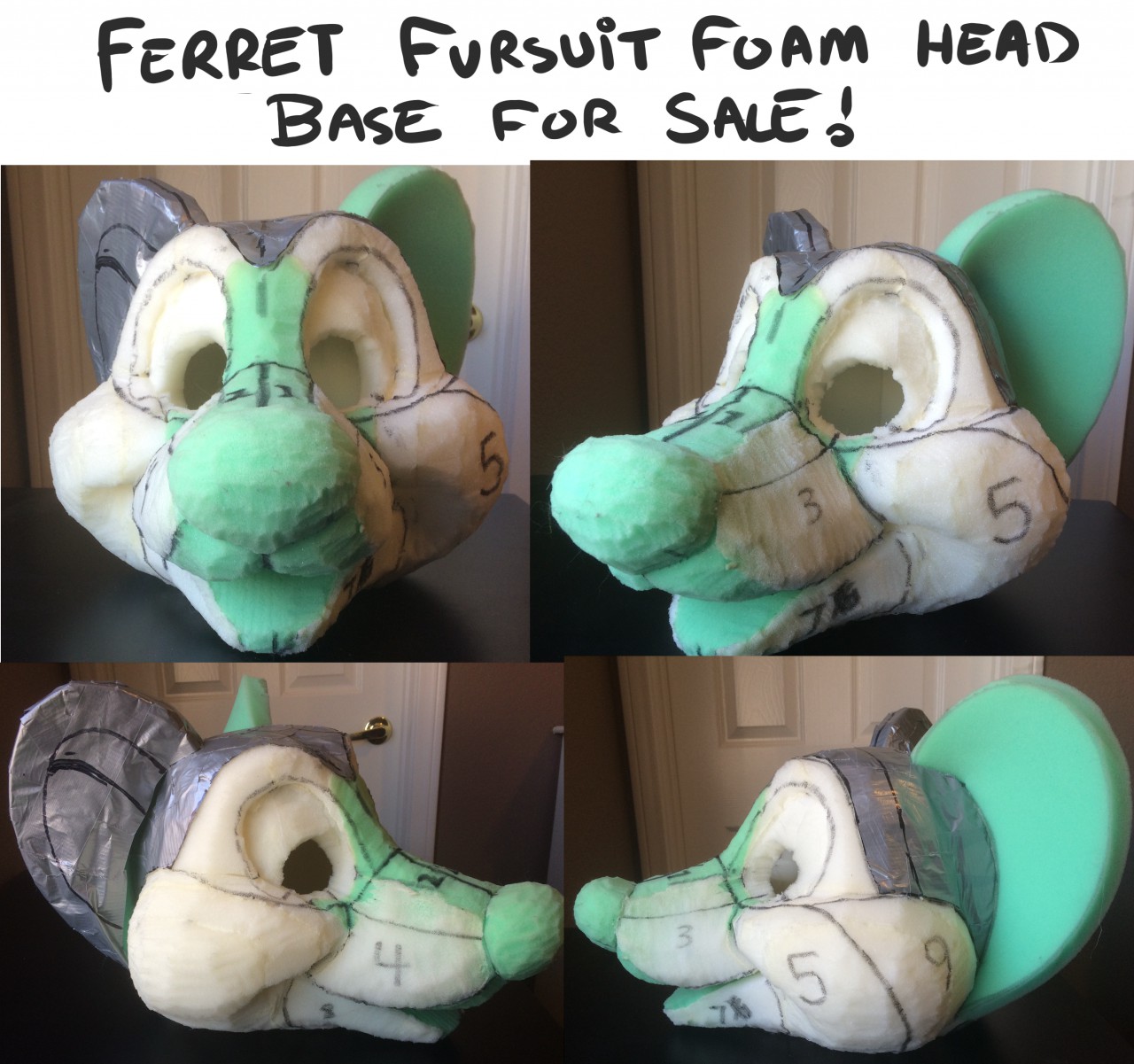 Fursuit Foam Bases for sale by SewingStuffs -- Fur Affinity [dot] net