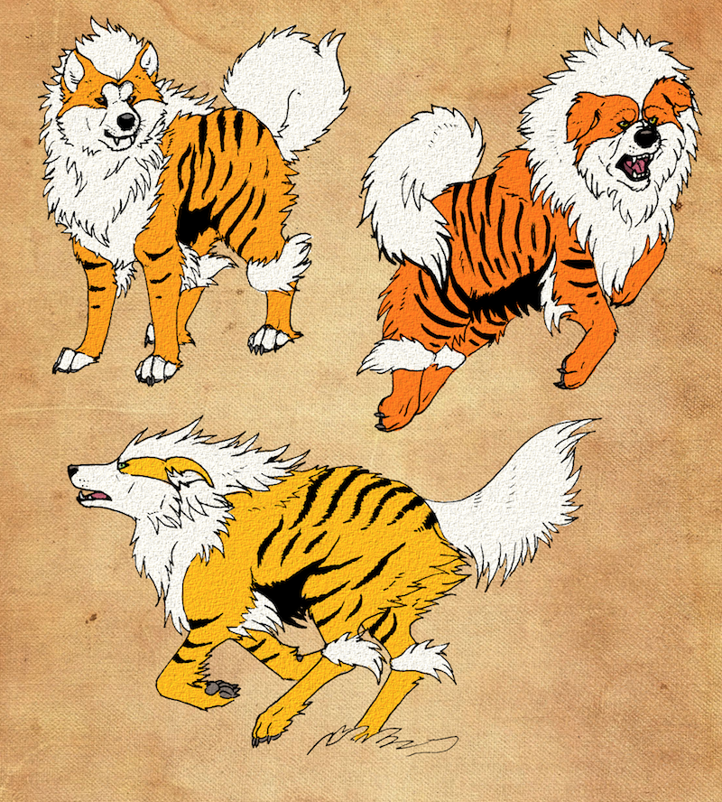 is arcanine a dog or tiger