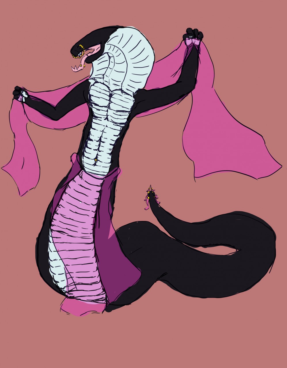 Belly dancing snake WIP