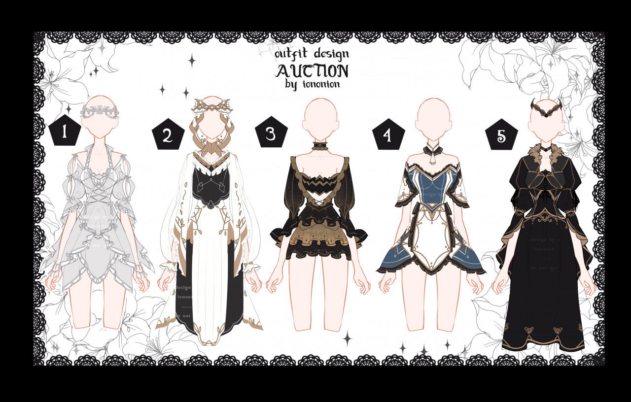 OPEN] Outfits Adoptable auction sb 25$ by Kisekihell -- Fur Affinity [dot]  net