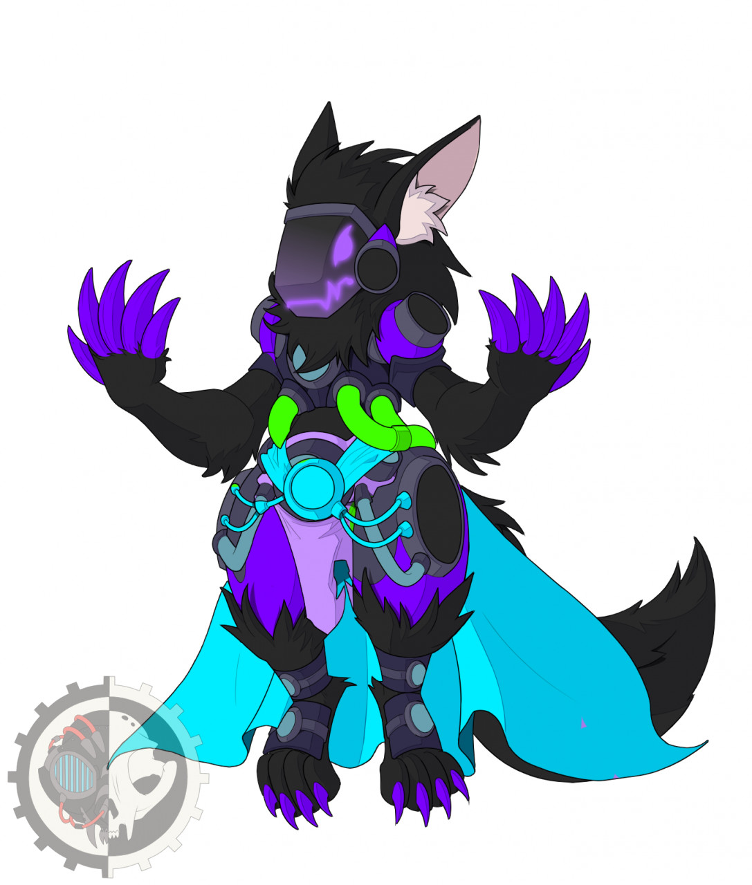 Protogen adopt 15 usd by KissTheGothGoat -- Fur Affinity [dot] net